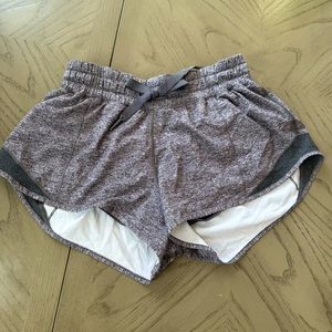 Lululemon Size 4 gray running shorts